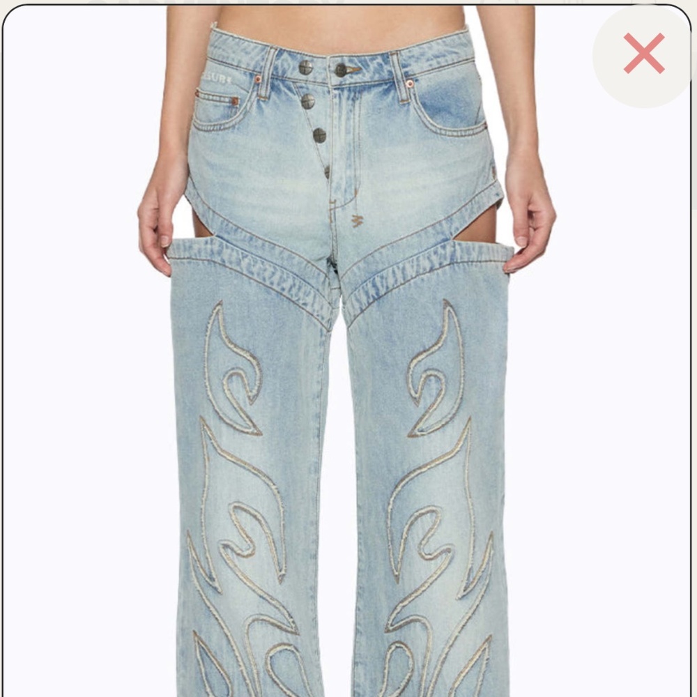 Ksubi Frontier Low Rider Paragon Patch jeans Cowboy Carter